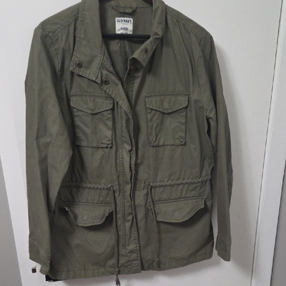 Old Navy Khaki Green Utility Jacket